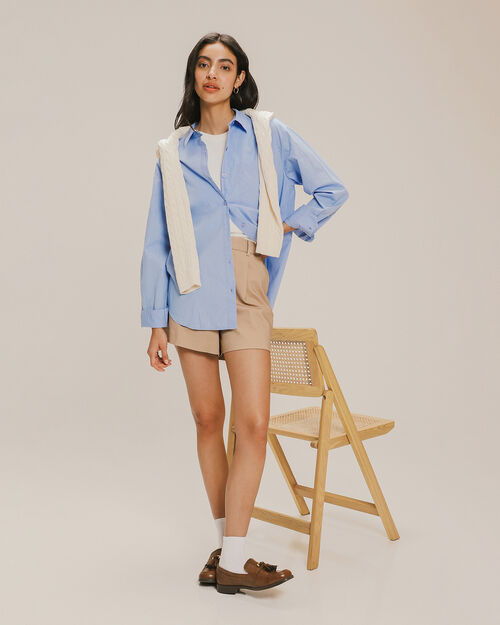 Camisa Oversize Manga Larga